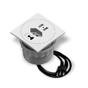 Emoji Tec 1tom+2usb com Anel Branco-preto - QT MOV