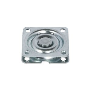 Base Giratoria 360G 57x57x10,5mm 50Kg Aço - Hafele