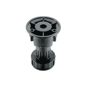 Pé Nivelador 150mm Regulagem Plástico Preto - Hafele