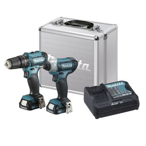 Combo Furadeira + Parafusadeira de Impacto 12V CXT CLX228SAX - Makita