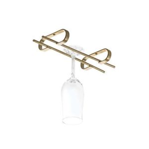 Suporte para Taças Reto Amy 250x35x105mm Dourado - Schmitt