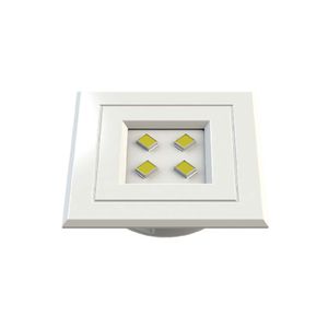 Luminária Pop Quadrada 3000K Branca Lumitek