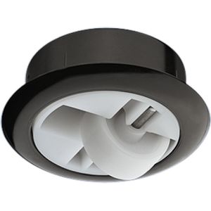 Rodízio Plástico para Embutir Giratório 54mm 50Kg - Hafele