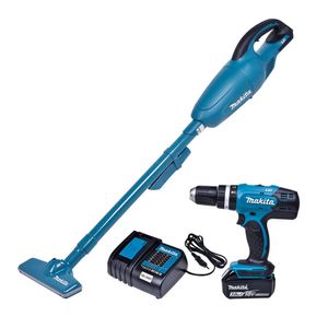 Kit Furadeira/Parafusa DHP453SFX8 + Aspirador DCL180Z 18V