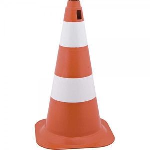 Cone de sinalização em polietileno - Vonder