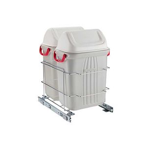 Lixeira Deslizante Dupla 19l Slim - Schmitt