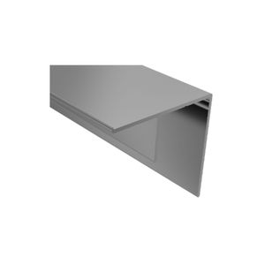 Trilho Alum Inferior RM-064 Ss150+ - 6 Metros - Rometal