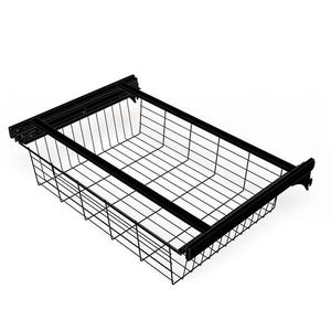 Estrutura com Cesto Desliz Smart Black Preto 600mm - Dicarlo
