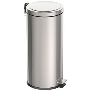 Lixeira Inox com Pedal Brasil 30L - Tramontina