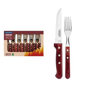 Jogo de Talheres Jumbo Churrasco Inox 12 Peças - Tramontina