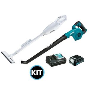 Kit Soprador de Folhas + Aspirador 12V CXT - Makita