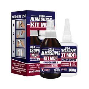 Kit MDF de Colagem Rápida Almasuper - Almata
