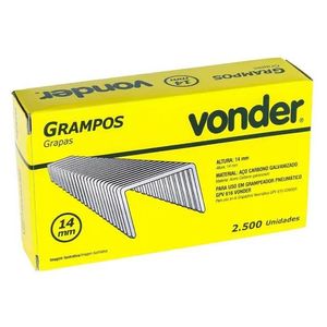 Caixa de Grampos de 14mm GPV-14 com 2500un - Vonder