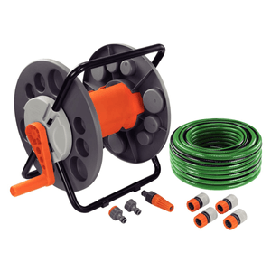 Mangueira 20m Com Enrolador/kit Irrigação 9 Peças Tramontina