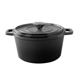 Caçarola de Ferro Fundido 20cm 2,5L Sauté Haus Cinza