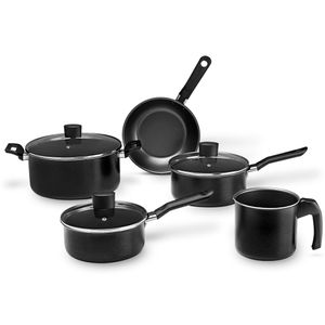 Jogo de Panelas Antiaderente Pro-Flon 5 Peças Ebony Brinox