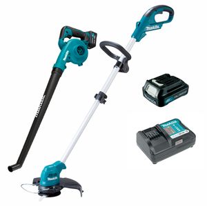 Kit Jardinagem Profissional Makita 12V - UB101DZ + UR100DZX + Bateria 1.5Ah