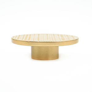 Puxador Coin Avorio G Dourado Matte - Zen